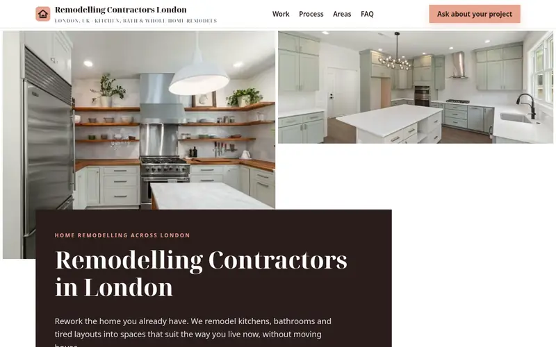 Home page screenshot of remodeling-contractors.com
